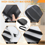 Engorgio Meditation Bench Black, Adjustable Height Meditation Chair, Kneeling Meditation Stool, Seiza Chair, Prayer Bench with Cushion for Home Studio Portable Non-Slip Yoga Stool.