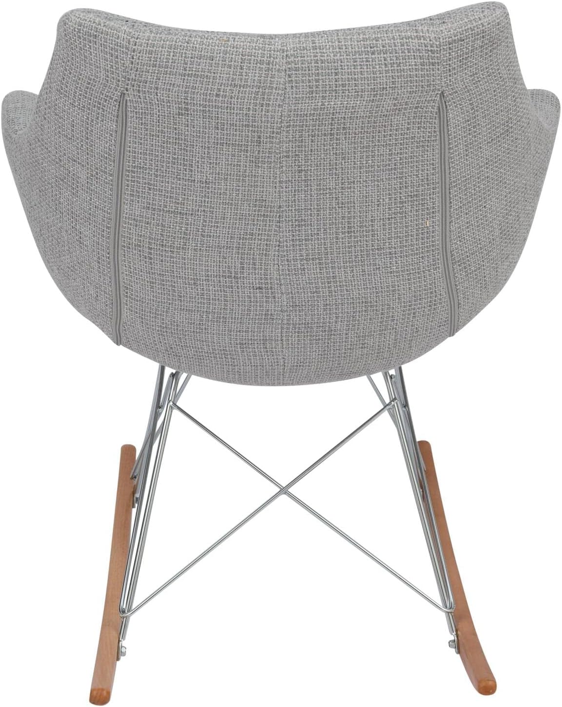 HomeStock Kids Rocking Chair - African Artistry Fabric Nursery Chair - Comfortable Child Sized Seating