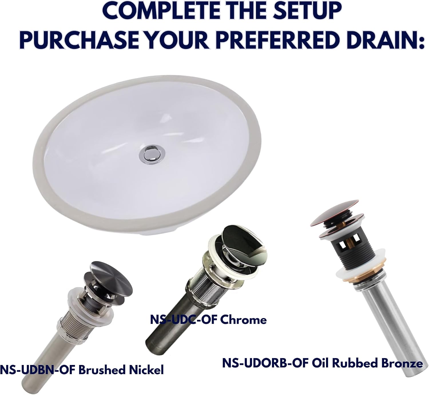 Nantucket Sinks GB-17x14-W Undermount Bathroom Sink – 17"x14" Oval White Bowl Bath Vanity Sink, Glazed Bottom for Open Console, w Overflow – Ceramic, High Gloss, Stain & Scratch Resistant