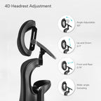 EUREKA ERGONOMIC Axion Gaming Chair, Gamer Chair with Adjustable Lumbar Support, Ergonomic Mesh Gaming Chair with Breathable Backrest, Comfortable High Back Game Chair for Adults, Black & Grey