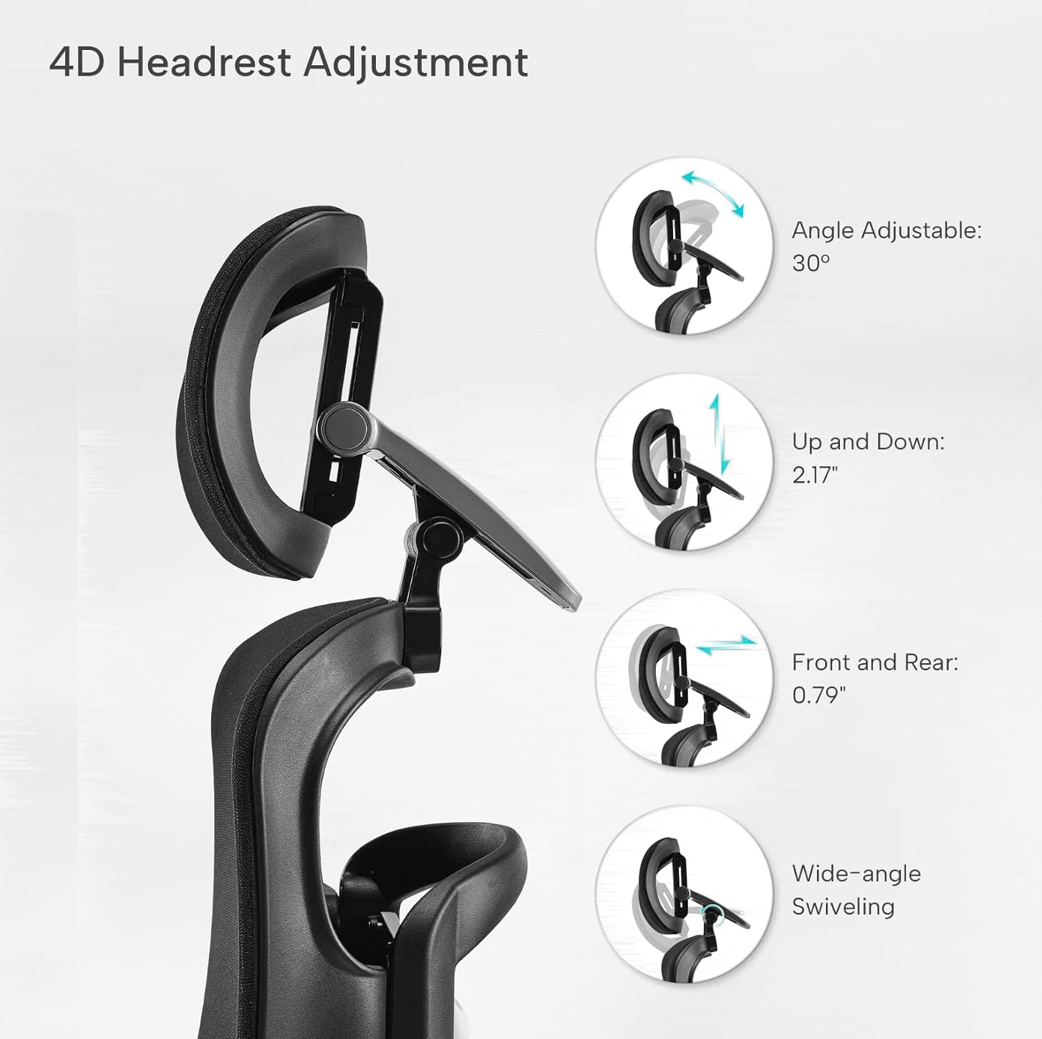 EUREKA ERGONOMIC Axion Gaming Chair, Gamer Chair with Adjustable Lumbar Support, Ergonomic Mesh Gaming Chair with Breathable Backrest, Comfortable High Back Game Chair for Adults, Black & Grey
