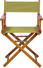 Casual Home 18" Director's Chair Honey Oak Frame with Olive Canvas