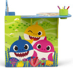 Baby Shark Chair Desk with Storage Bin - Ideal for Arts & Crafts, Snack Time, Homeschooling, Homework & More by Delta Children