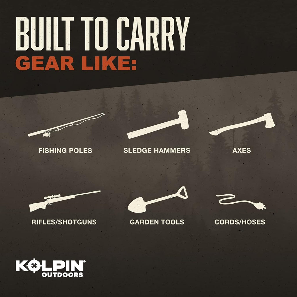 Rhino Grip® Pro - Polaris UTV, Pair - Heavy Duty Carriers for Shovels, Guns, Bows, Augers, etc. - Use on Polaris Ranger, General, Xpedition, Pro XD