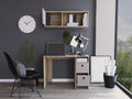 Farmhouse Rustic Wall Cabinet, Storage Cabinet with Two Shelves and Two Drawers,for Kitchen Home