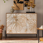 Entryway Cabinet Retro Carved Living Room Decoration Porch Cabinet Home Fashion Dining Sideboard Kitchen Storage Cabinet Sideboard Storage Cabinet
