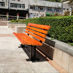 Patio Benches for Outdoors Creative Seat Double Backrest Bench Community Square Outdoor Leisure Chair Garden Benches for Outdoors