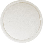 HomePop 18" Storage Round Ottoman - Cream Boucle