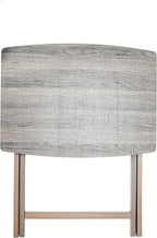 Folding Tray Table Rustic Gray Wooden Oversized TV Tray Table Portable Foldable Side Table Laptop Desk for Living Room Bedroom Small Spaces No Assembly Required