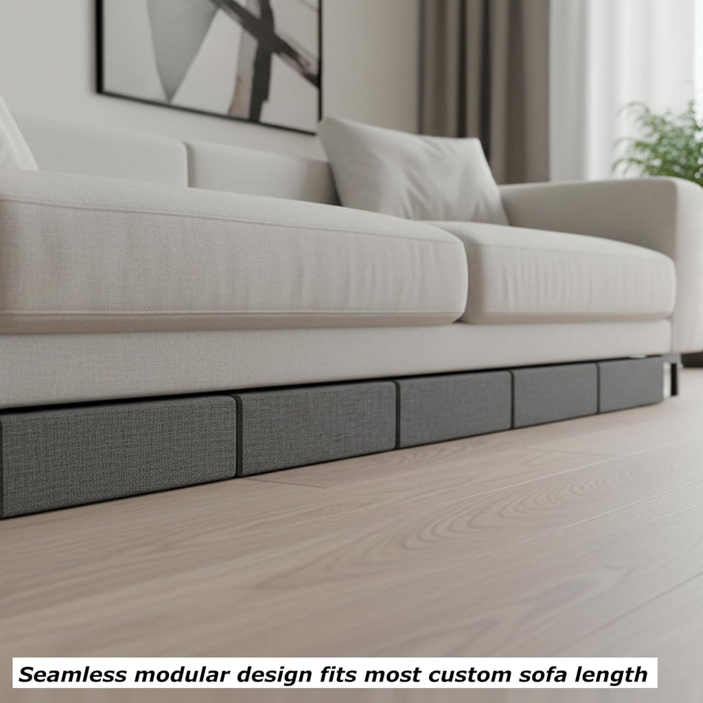 Star Brand Under Sofa Blocker, High-Density Foam Gap Bumper for Furniture, Heavy-Duty Couch Underneath Filler, Modular Sectional Sofa Accessory