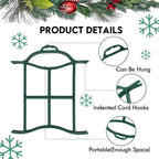 Set of 6 Rope Winder, Strong & Hangable Light & Cord Wind Up Christmas Light Storage for Organizing Christmas Lights & Electric Cords, Each Holds Up to 98 ft (Red, 7inch x 8inch)