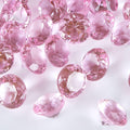 Acrylic Diamond Fake Gems Vase Filler, Babenest 240pcs 3/4 Inch Faux Diamonds Crystals Jewels for Table Scatters Wedding Party Event Arts & Crafts Birthday Decoration Favor (Pink)
