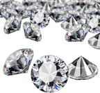 YGDZ Clear Acrylic Diamonds, 30mm Big Clear Crystals Diamond for Wedding Party Decoration Table Scatter Bridal Shower Vase Fillers, 1.5 Pounds