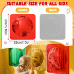 3 Pieces Sensory Wall Mirror Acrylic Bubble, Colorful Acrylic Bubble Wall Mirror, Interactive Sensory Convex Bubbles Mirrors, for Feelings Exploration Tactile Stimulation Boys Girls Preschool Home