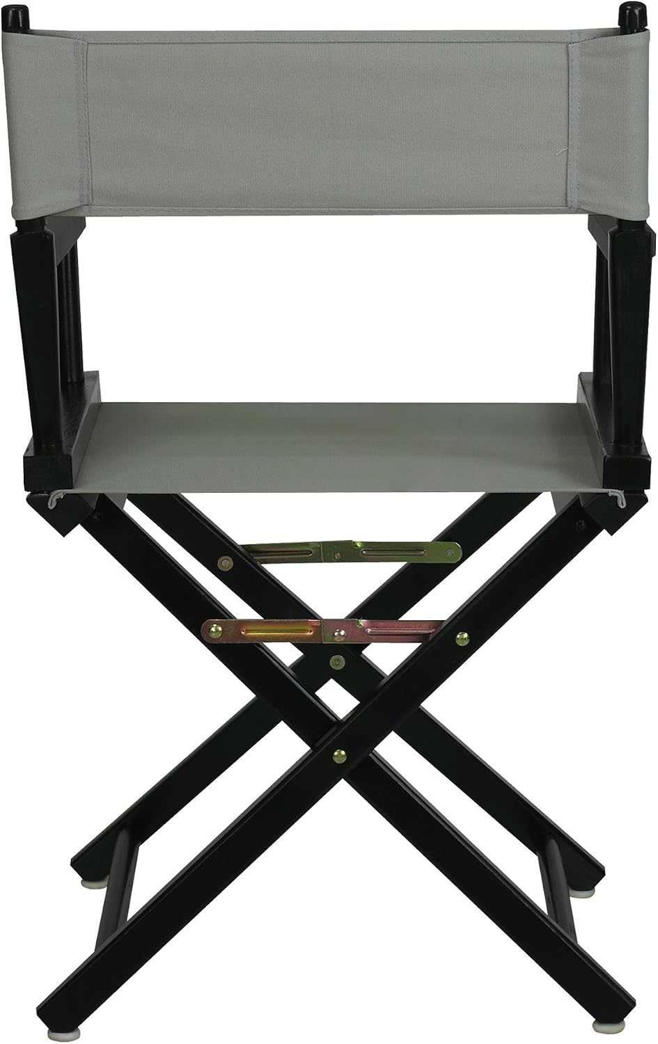 Casual Home 18" Director's Chair Black Frame with Grey Canvas