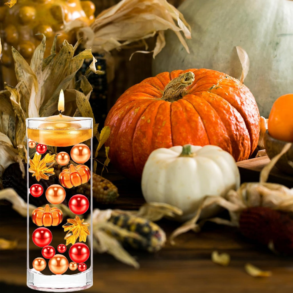 111pcs Thanksgiving Vases Filler Set Faux for Vases Filler Fall Centerpiece for Thanksgiving Halloween Fall