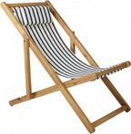 Sorra Home Adjustable Sling Chair with Sunbrella Fabric