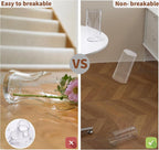 4 Pack Acrylic Cylinder Vases for Centerpieces, 8 inch Tall Clear Flower Vase, Unbreakable Vases,Hurricane Candle Holders Floating Candle Vase for Wedding Dinner Table Party Living Room Decor