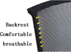 Mesh Back Folding Office Chair with Adjustable Armrests Blue Color Ideal for Business Meetings in Meeting(Red)