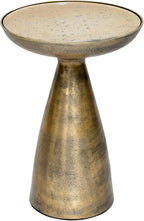 Hourglass Antiuqe Brass Side Table