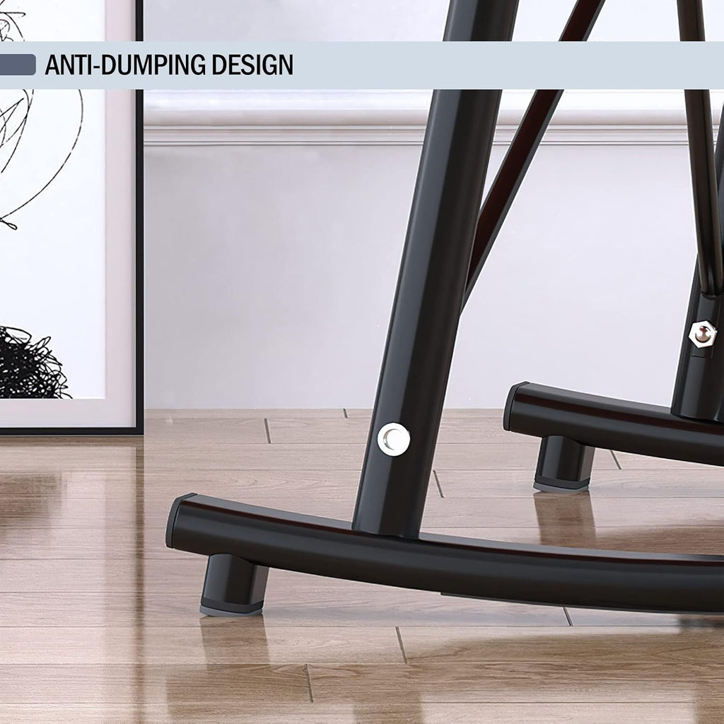 Modern Rocking Chair Accent Rocker Armchair Reading Chair Nursery Chair with Side Pocket Adjustable High Back