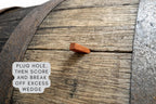 Cedar Barrel Wedges (1” x 3/8”) – Wood Plugs for Sealing Leaks & Cracks in Whiskey, Bourbon & Wine Barrels – Ideal for Home Brewing, Distilling & DIY Barrel Repair – Made in USA