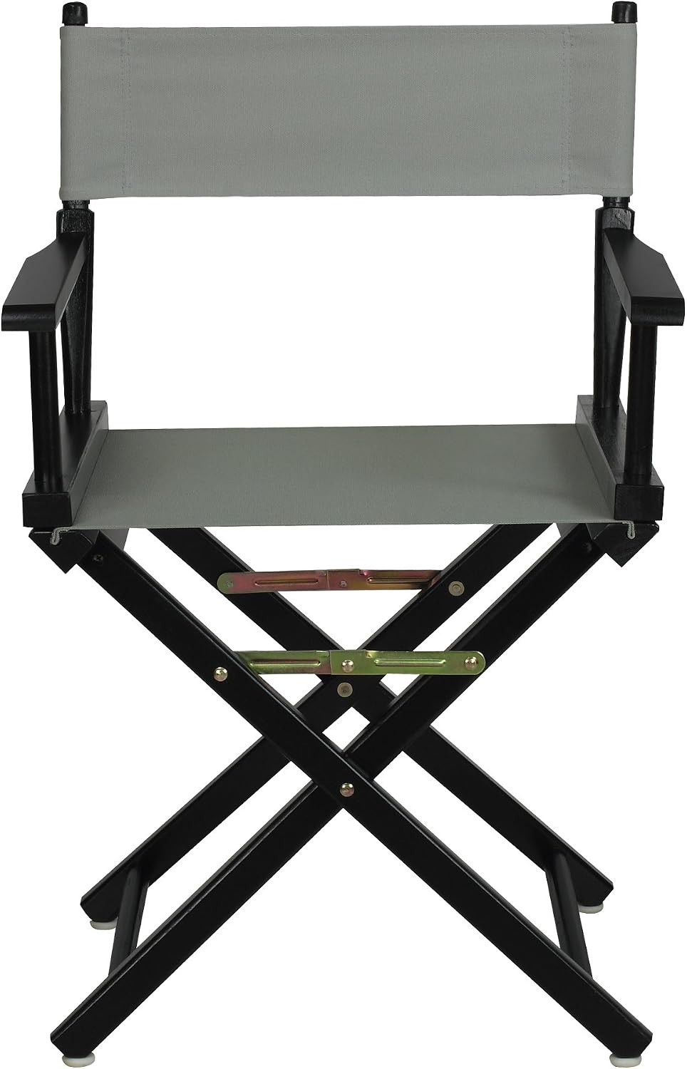 Casual Home 18" Director's Chair Black Frame with Grey Canvas