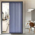 No Drill Aluminum Accordion Folding Door, Width 24 26 28 30 40 50in, Space Saving Room Divider with Dual Side Lock for Bathroom Bedroom Office Kitchen(70x203cm(28x80in))