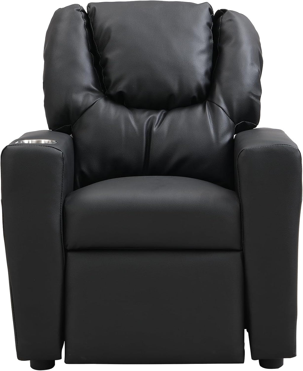 Recliner Chair Black PVC