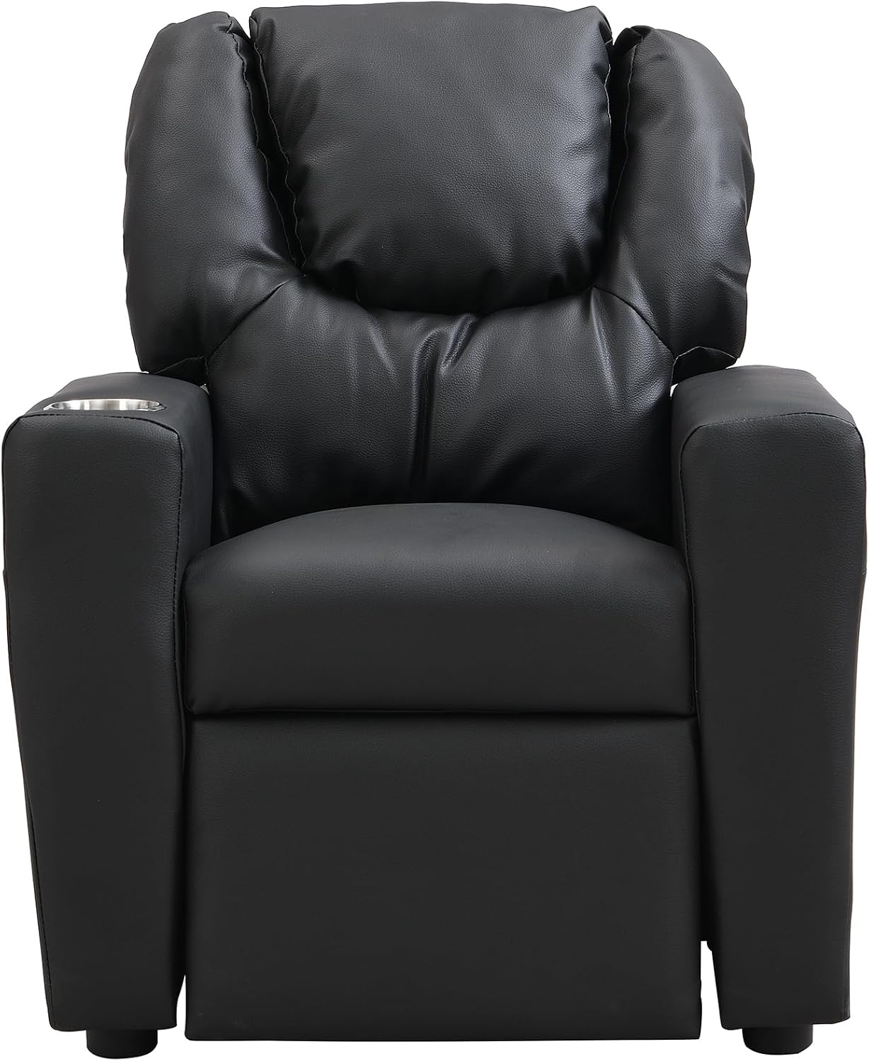 Recliner Chair Black PVC
