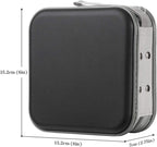 alavisxf xx CD Case, 48 Capacity Hard Plastic DVD Case Portable Zipper CD Case Holder Large Storage Disc Wallet Bag for Car Home Travel (Black, 48 Capacity)