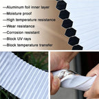 Folded Shutter Cabinet Door Roll Up Doors Waterproof Accordion Tambour for Kitchen, RV, Motorhome, Office, Hotel(50x115 cm)