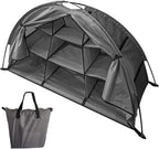 Shoe Tent for Camping Foldable Camping Organizer 9 Compartment Tent Organizer with Storage Bag Arched Zipper Closure Storage Accessories