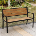 Patio Benches for Outdoors Garden Bench Outdoor Leisure Stool Home Commercial Park Seat Chair Double Garden Benches for Outdoors