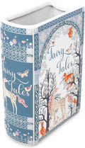 Steel Mill & Co Original Book-Shaped Decorative Vase, Ceramic Vases for Home Decor, Whimsical Bookshelf Decor, Unique Vase for Book Lovers (Large - Fairy Tales)