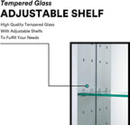 Fine Fixtures Bathroom Medicine Cabinet, Aluminum, Recessed/Surface Mount, Right/Left Hinged, Mirrored Interior (20 x 40)