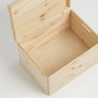 Zeller 13152 Boite multi-usage en bois de conifère avec couvercle, 40 x 30 x 24 cm