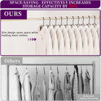 60Pack Metal Wire Hangers+5 Clothes Pins, 16.5" Wire Clothes Hangers for Standard Sized Shirt, Suits, Jackets, Skirts, Ultra Thin Space Saving, Bulk for Home and Commercial