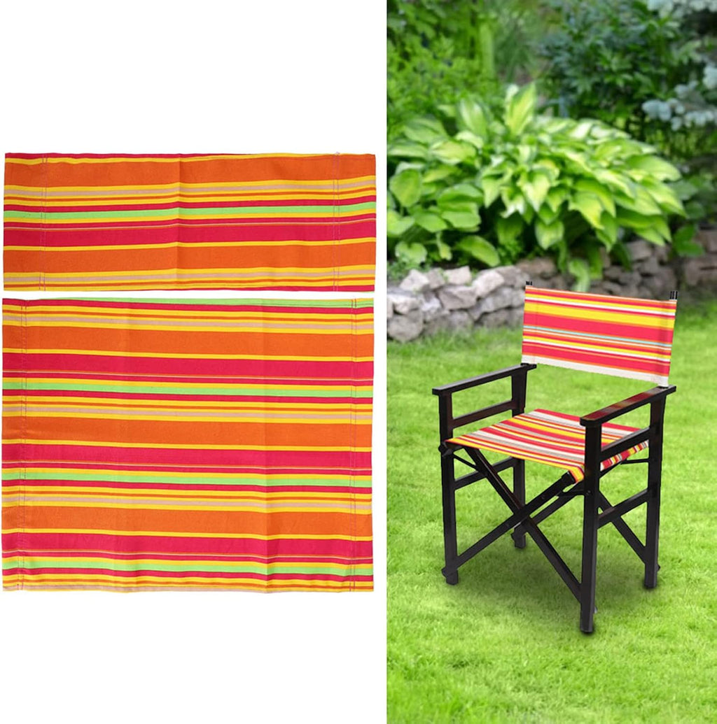 Zerone 1 Set Directors Chair Replacement,Chair Replacement Seat Cloth Home Supplies Furniture Accessories for Home Director Chair (Colorful)