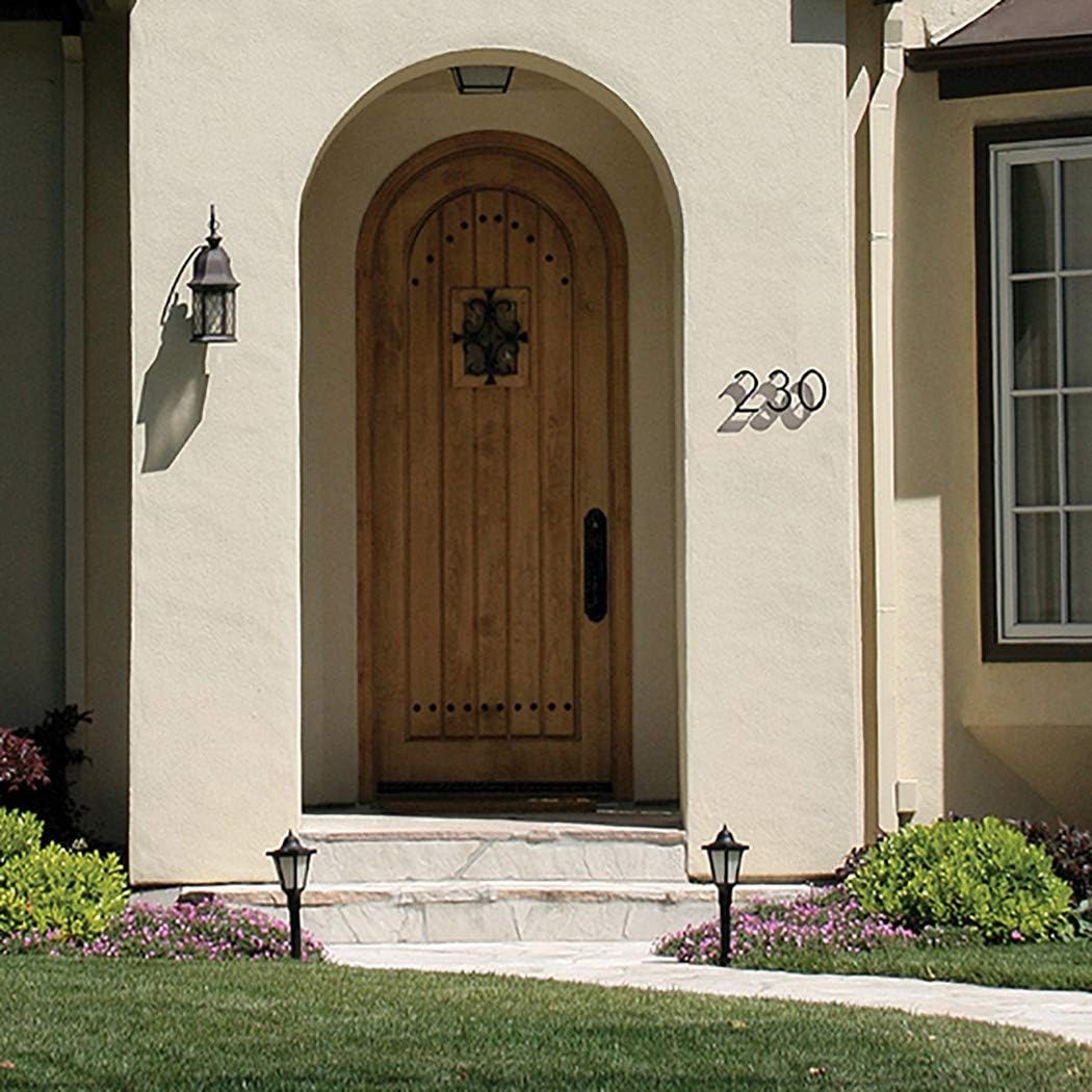 Distinctions 844686 House Number 1, Bronze Zinc Floating Address Number, Modern Outdoor Address Sign for Front Door, Mailbox, Wall, or Plaque, 5 Inches