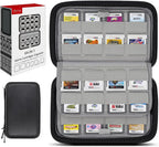 sisma 64 DS 3DS Switch Game Case Compatible with Nintendo Game Cartridges, Cards Holder Organizer Home & Travel Safekeeping Storage Case Carrying Bag