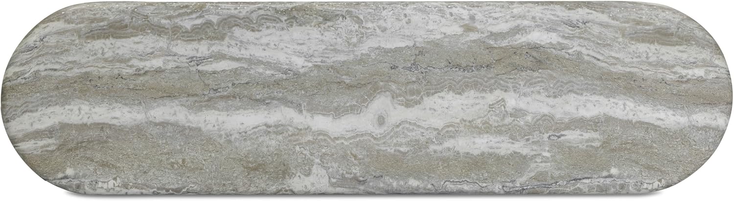 Tov Furniture Hyre Faux Stone Indoor/Outdoor Concrete Console Table
