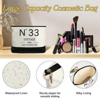 YeohJoy 33rd Birthday Gifts for Women Canvas Tote Bag Travel Gear, Unique 33 Years Old Gifts for Wife Mom Sister Aunt Friends Her, Vintage N°33 Handbag & Cosmetic Bag & Back in 1993 Poster