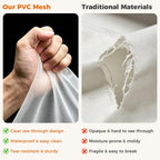 10Pcs Clear Storage Bags With Zippers and 3 Handles, 21L Plastic Clothes Blanket Storage Bags and Under Bed Storage Organizers for Sheets Bedding Comforter Linen Sweaters Toys, 15.7x13.8x5.9In