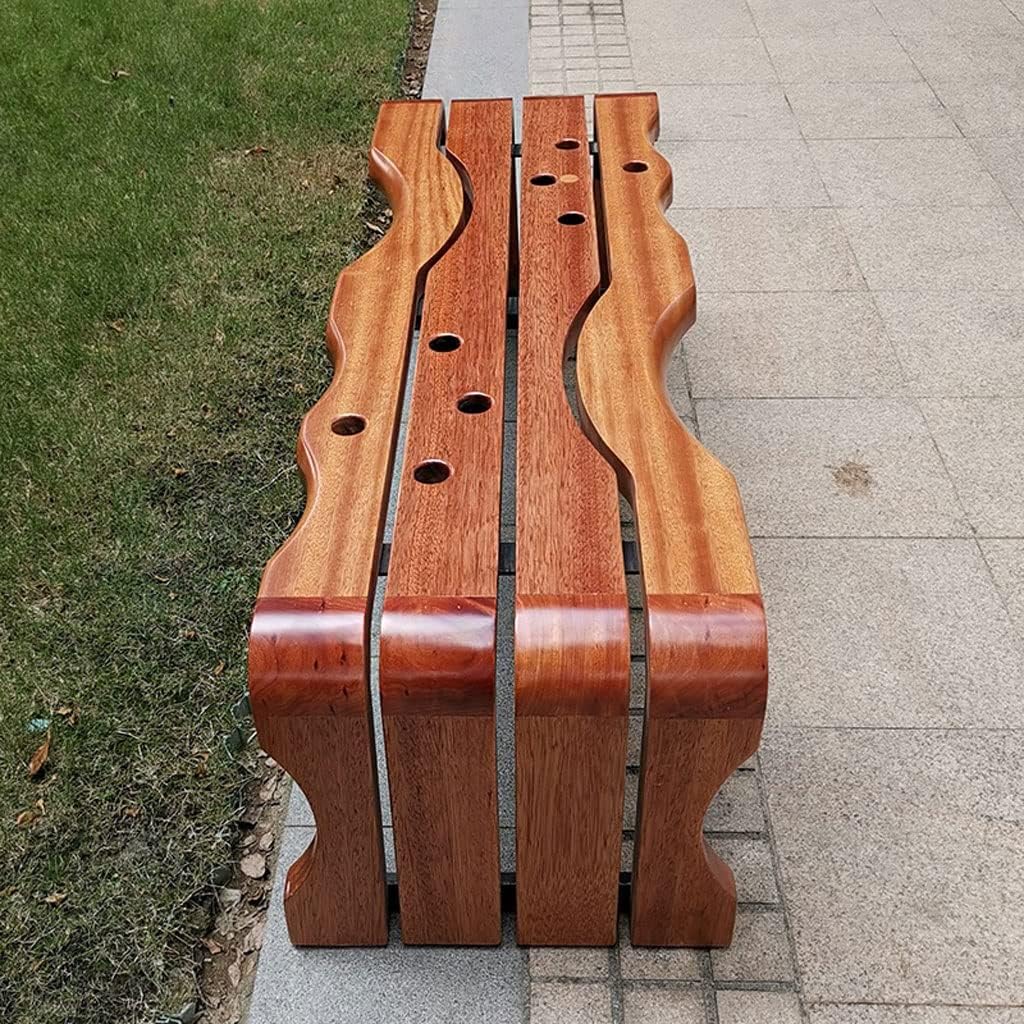 Patio Benches for Outdoors Creative and Simple Outdoor Bench Garden Viewing Seat Shopping Mall Rest Suitable for Indoor and Garden Benches for Outdoors
