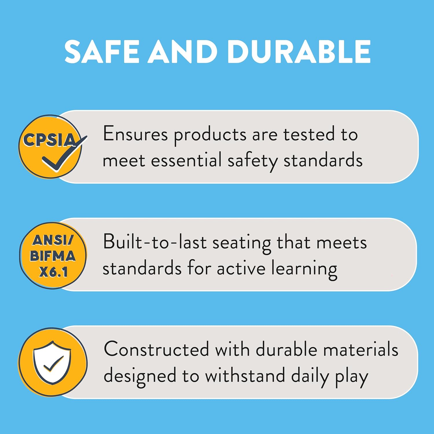 Wobble Sensory Stool, 18in Seat Height, Active Seating Chair for Students, Flexible Classroom Seating, Seafoam