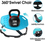 Sensory Spinning Chair for Autistic Kids,Upgraded Swivel Chair for Kids with Handles, Improves Focus and Balance, Ideal for Indoor and Outdoor Play Equipment (Safety Belt Included)