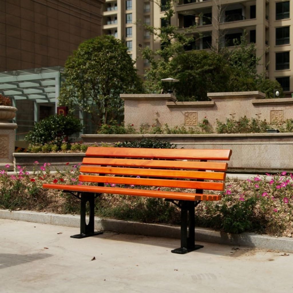 Patio Benches for Outdoors Creative Seat Double Backrest Bench Community Square Outdoor Leisure Chair Garden Benches for Outdoors