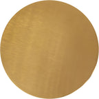 Kate and Laurel Saxena Modern Round Metal Drink Table, 8 x 8 x 24, Gold, Metal Martini Table with Pedestal Design for Use as Small Indoor Plant Stand or Living Room Accent