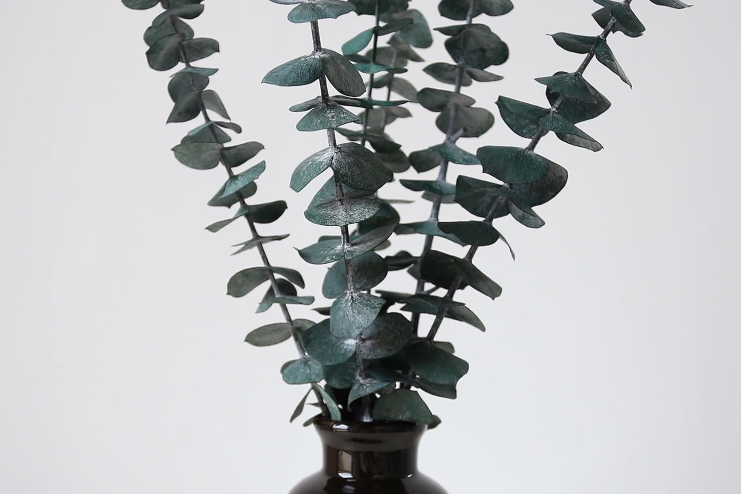 10 PCS Dried Eucalyptus Stems for Shower 15-16" Real Leaves Branches for Vase Filler, Home Bathroom Wedding Arrangement Decor, 100% Natural Fresh Greenery Hanging Preserved Eucalyptus Plant